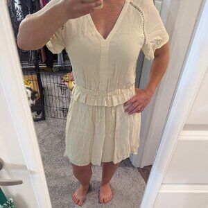 ST.studio cream dress, knee length